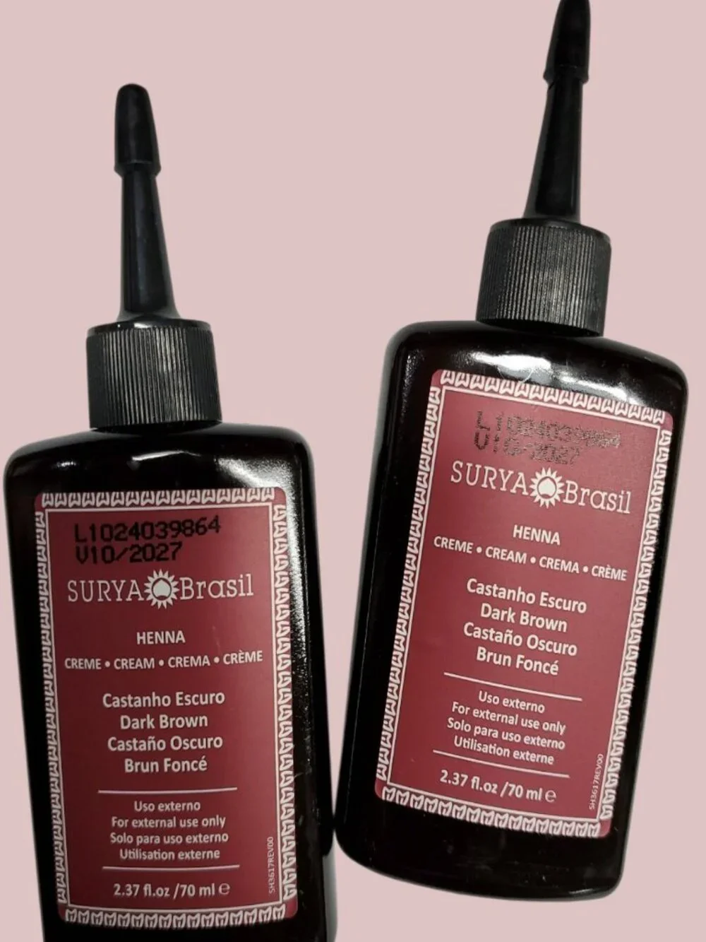SURYA BRASIL Henna Cream Hair Color - Dark Brown
